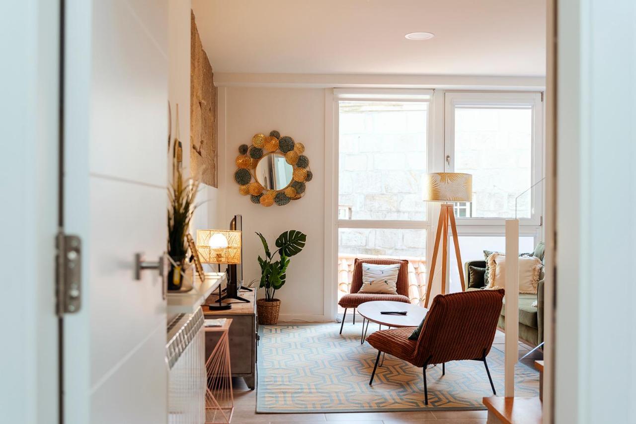 Duplex Camino De Santiago I, II Y Iii, Rua Real 26 Y 28, Zona Monumental, Pontevedra 아파트 외부 사진